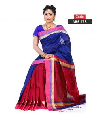 Tangail Half Silk Saree (ABS-728)