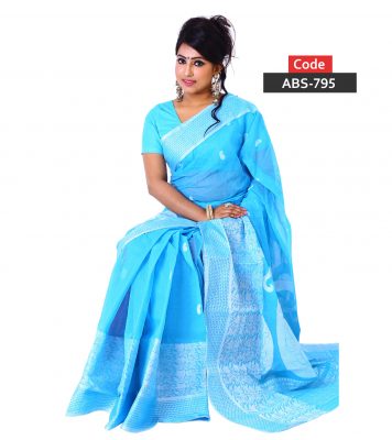 Cotton Jamdani Saree (ABS-795)