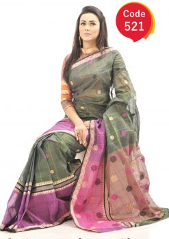 Tangail Cotton Saree (KTS-521)