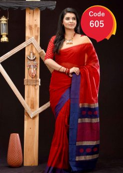 Tangail Gass Katan Saree (KTS-605)