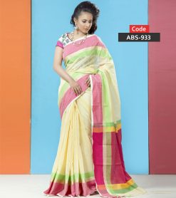 Tangail Half Silk Saree (ABS-933)