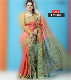 Tangail Jolpori Silk Saree (ABS-966)