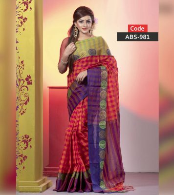 Tangail Cotton Saree (ABS-981)