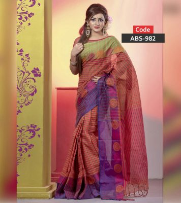 Tangail Cotton Saree (ABS-982)