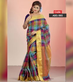 Tangail Cotton Saree (ABS-985)