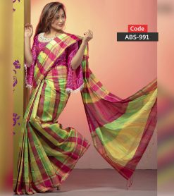 Tangail Half Silk Saree (ABS-991)