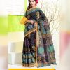 Tangail Cotton Block Saree (ABS-1239)