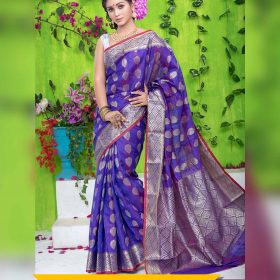Tangail  Silk Katan Saree (ABS-1243)