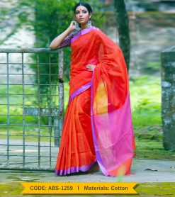 Tangail Cotton Saree (ABS-1259)
