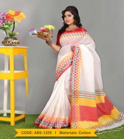 Tangail Cotton Saree (ABS-1329)