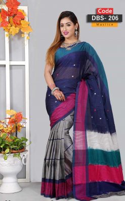 Tangail Maslise Cotton Saree (DBS-206)