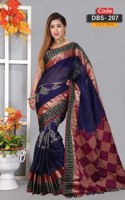 Tangail Cotton Saree (DBS-207)