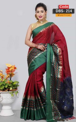 Tangail Maslise Cotton Saree (DBS-214)