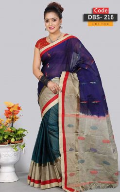 Tangail Maslise Cotton Saree (DBS-216)