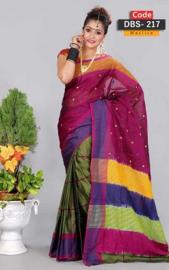 Tangail Maslise Cotton Saree (DBS-217)