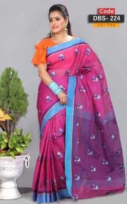 Tangail Cotton Saree (DBS-224)