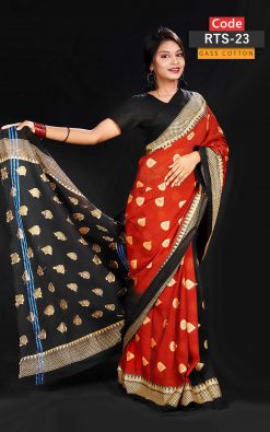 Tangail Gass Cotton Saree (RTS-23)