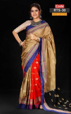 Tangail Gass Cotton Saree (RTS-30)