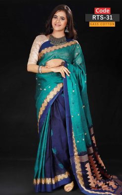 Tangail Gass Cotton Saree (RTS-31)