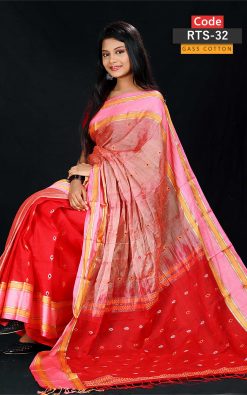 Tangail Gass Cotton Saree (RTS-32)