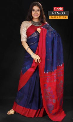 Tangail Gass Cotton Saree (RTS-33)