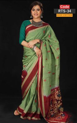 Tangail Gass Cotton Saree (RTS-34)