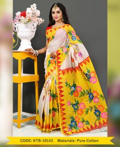 pure cotton with hand paint [brash paint] (KTB-10143)