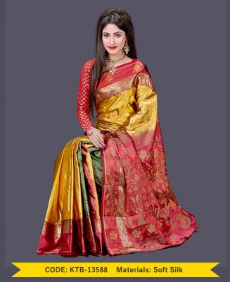 Soft Silk Saree (KTB-13588)