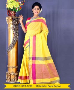 Pure Cotton Saree(KTB-5203)
