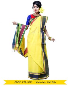 Half Silk Saree(5221)