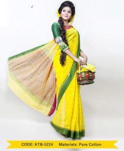 Pure Cotton Saree(KTB-5224)