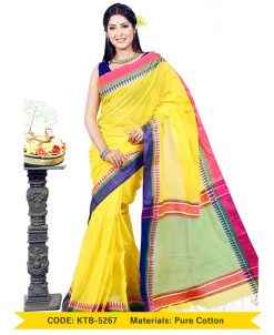 Pure Cotton Saree(KTB-5267)