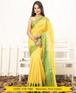 Pure Cotton Saree (KTB-7080)