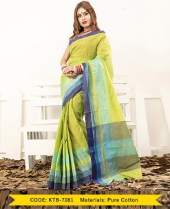 Pure Cotton Saree (KTB-7081)