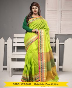 Pure Cotton Saree (KTB-7082)