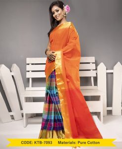 Pure Cotton Saree (KTB-7093)