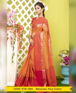 Pure Cotton Saree (KTB-7094)
