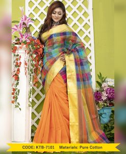 Pure Cotton Saree (KTB-7101)