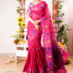 Pure Tant Cotton Sharee (ABS-1645)