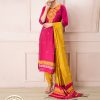 Half Silk Salwar kameez (ABS-1656)