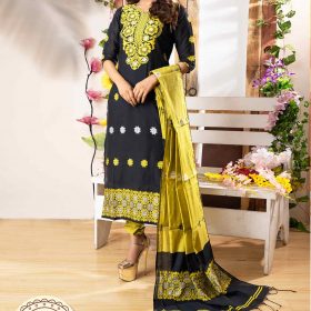 Half Silk Salwar kameez (ABS-1661)