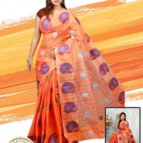 Tangail Pure Cotton Saree (BSS-101)