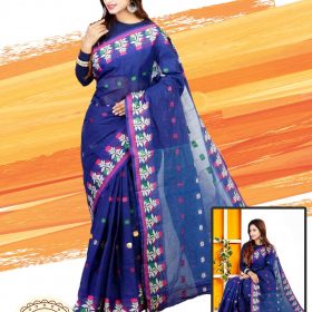 Tangail Pure Cotton Saree (BSS-109)
