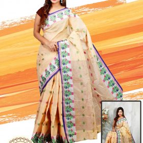 Tangail Pure Cotton Saree (BSS-110)