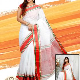 Tangail Pure Cotton Saree (BSS-114)