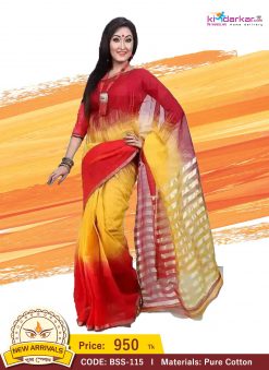 Tangail Pure Cotton Saree (BSS-115)