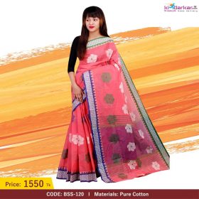 Tangail Pure Cotton Saree (BBS-120)