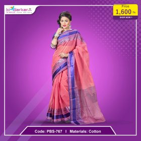 Tangail Pure Cotton Saree (PBS-767)