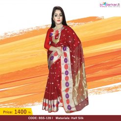 Tangail Half Silk Saree (BSS-128)