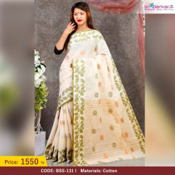 Tangail Pure Cotton Saree (BSS-131)